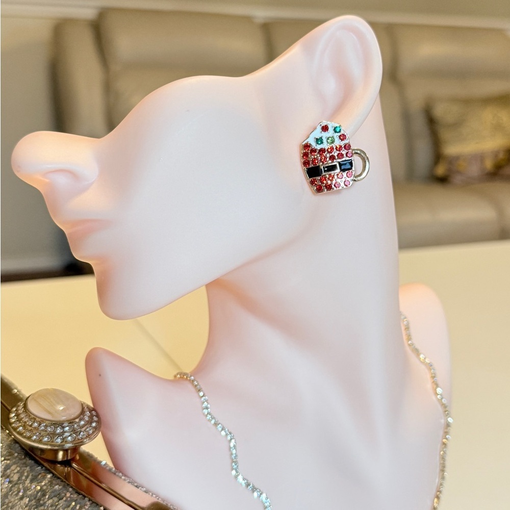 Festive Octoberfest Beer Mug Earrings - Picture 10 of 11